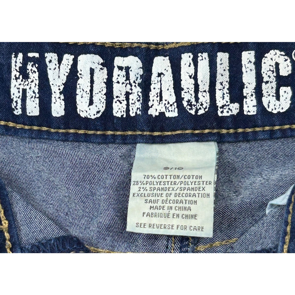 HYDRAULIC Skinny Jeans Womens 9/10‎ Blue Dark Wash Stretch Denim - Picture 4 of 9